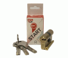 CILINDRO START R STR3030L KA01 - 30 x 30 - LLAVES IGUALES - EMBRAGUE SIMPLE - LEVA LARGA - LATÓN